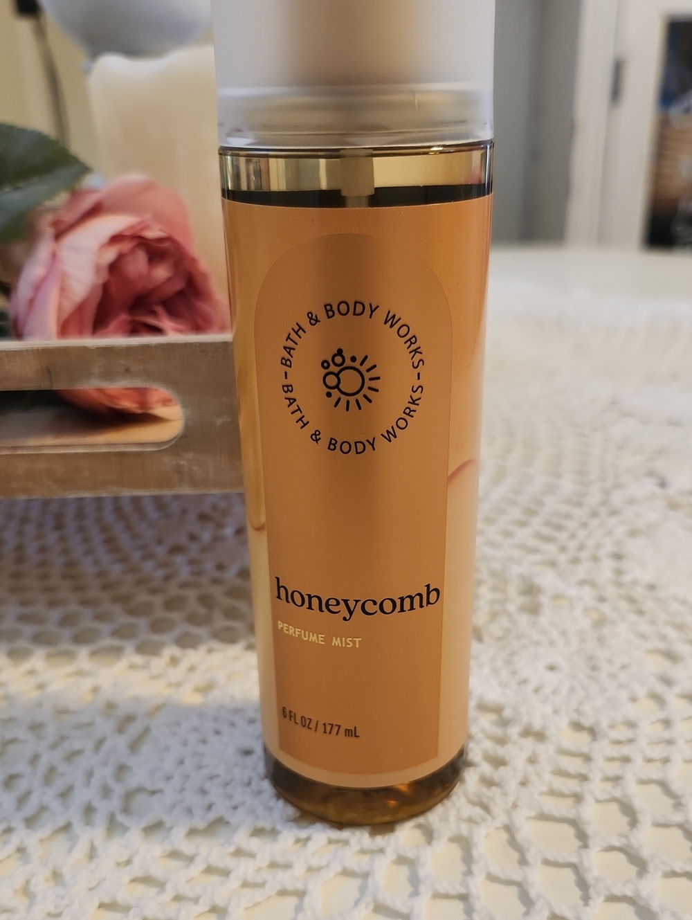 Bath & Body Works Honeycomb Perfume Mist - Amber Gold Bottle